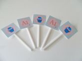 Mini Tags Quadrados para Doces