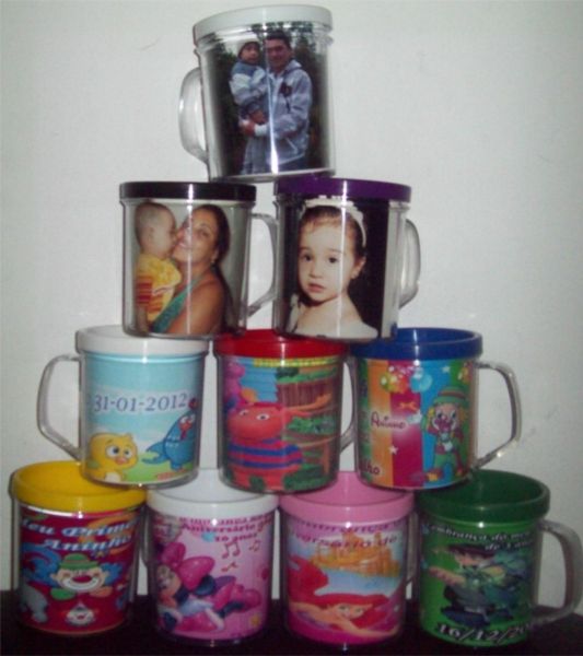 Canecas de Acrílico